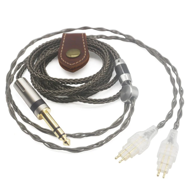 Alt view image 4 of 5 - Youkamoo 1/4" 6.35mm Replacement Audio Upgrade Cable Compatible with Sennheiser HD650, HD600, HD580, HD58X, HD660S, HD660S2, HD6XX Headphones