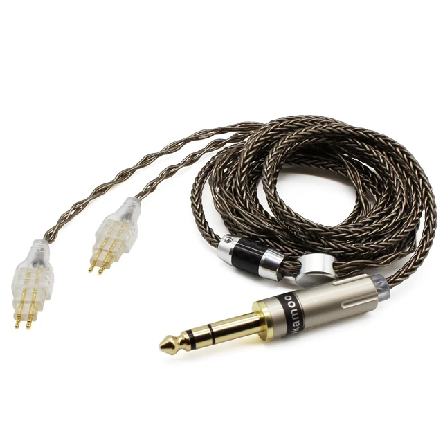 Alt view image 5 of 5 - Youkamoo 1/4" 6.35mm Replacement Audio Upgrade Cable Compatible with Sennheiser HD650, HD600, HD580, HD58X, HD660S, HD660S2, HD6XX Headphones