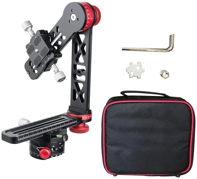 Main image of Serounder 720 Panoramic Gimbals, 3D Camera Gimbal Tripod Head with 33lb Load Capacity VR Photography Equipment Tripod Stand Head for DSLR Live Streaming Camera Stabilizer