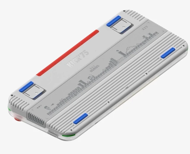 Alt view image 2 of 5 - nuphy Kick75 High-Profile Wireless Mechanical Keyboard, 75% Layout Bt/2.4ghz/USB-c Hot-Swappable Gaming KeyboardsMechanical Keyboard Supports QMK/VIA Programmable, with Volume Knob and RGB Back