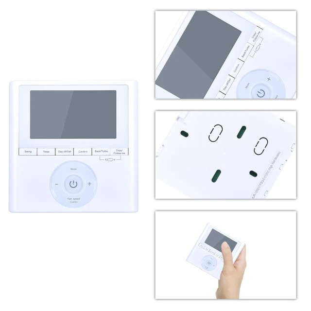 Alt view image 3 of 4 - Rankle Memory Central Air Conditioning Multi Line Control System for Midea Wired Wall Air Conditioner Controller KJR-120G1 TFBG-E-01 17317100A25453