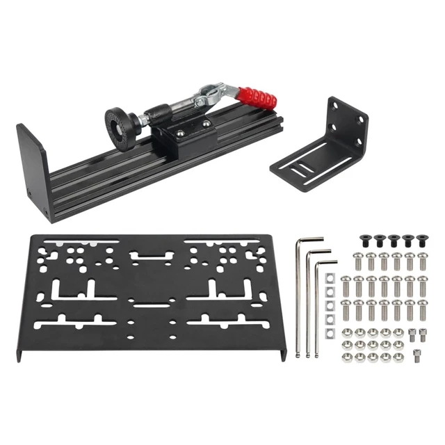 Alt view image 4 of 5 - HXBER Universal Desk Mount, Universal Desk Mount for Racing Sim Shifter & Handbrake Replacement for Thrustmaster TH8A Shifter & TSS Handbrake, Logitech G Driving Force Shifter, Fanatec ClubSpor