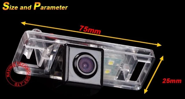 Alt view image 3 of 5 - 1280 * 720P HD Car Waterproof Backup Rear-View License Plate Reverse Parking Camera for Sunny/Qashqai/X-Trail/Geniss/Pathfinder/Dualis/Navara/Juke Citroen C4/C5/C-Triomphe/Quatre Hatchback/Peugeo 307
