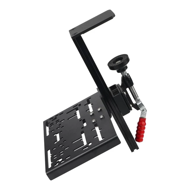 Alt view image 3 of 5 - HXBER Universal Desk Mount, Universal Desk Mount for Racing Sim Shifter & Handbrake Replacement for Thrustmaster TH8A Shifter & TSS Handbrake, Logitech G Driving Force Shifter, Fanatec ClubSpor