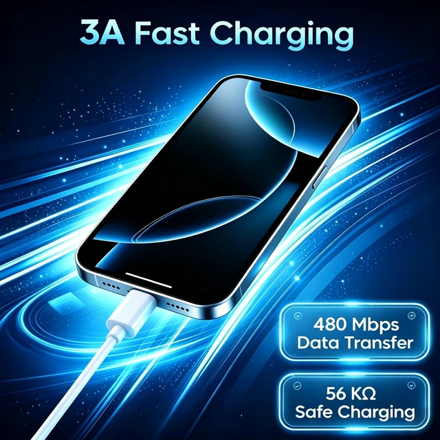 Alt view image 4 of 5 - 6 Inch Short USB A to USB C Cable 10 Pack, 0.5ft USB-C Fast Charging Cord