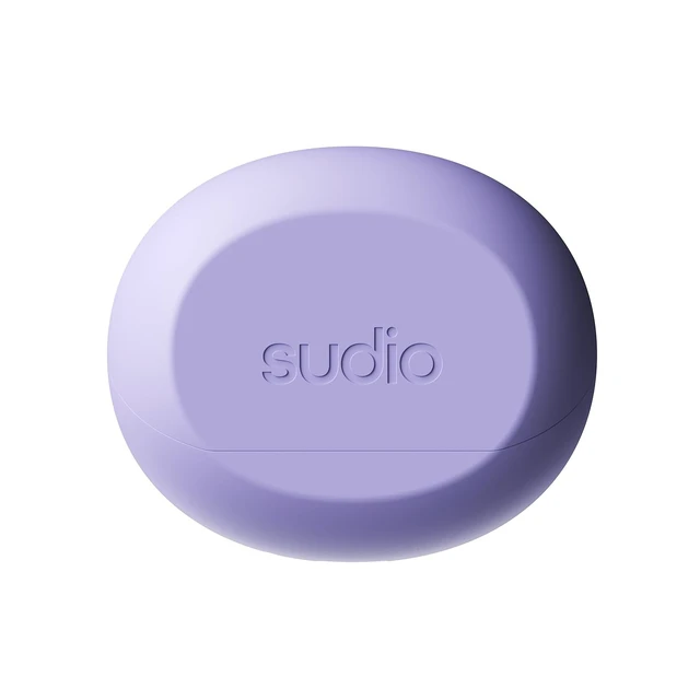 Alt view image 2 of 5 - Sudio A3 Pro Noise Cancelling Earbuds 25H Playtime, ANC, Multipoint Bluetooth 5.4, Clear Calls, IPX4 Sweat & Splash Resistant, USB-C Charging, Made from Recycled Plastics (Purple)