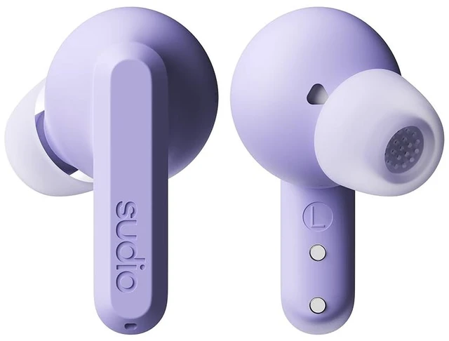 Main image of Sudio A3 Pro Noise Cancelling Earbuds 25H Playtime, ANC, Multipoint Bluetooth 5.4, Clear Calls, IPX4 Sweat & Splash Resistant, USB-C Charging, Made from Recycled Plastics (Purple)