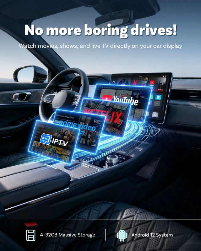 Alt view image 2 of 5 - Ottocast Play2Video Ultra Wireless CarPlay & Android Auto AI Box
