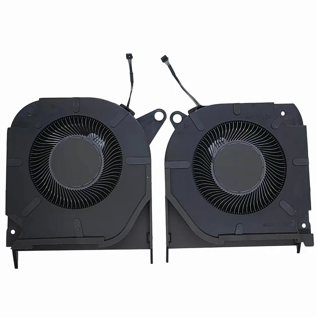 Alt view image 2 of 2 - Replacement New CPU+GPU Cooling Fan for HP OMEN 9 Slim 16-U 16-WF 16-WD 16-XF TPN-C167 TPN-C170 N43727-001 EG75071S1-C320-S9A EG75071S1-C330-S9A MG75091V1-C200-S9A MG75091V1-C210-S9A DC12V Fan