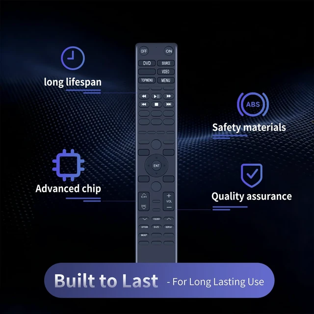 Alt view image 3 of 5 - 86170-50270 Replacement Remote Control for Lexus Rear DVD Entertainment