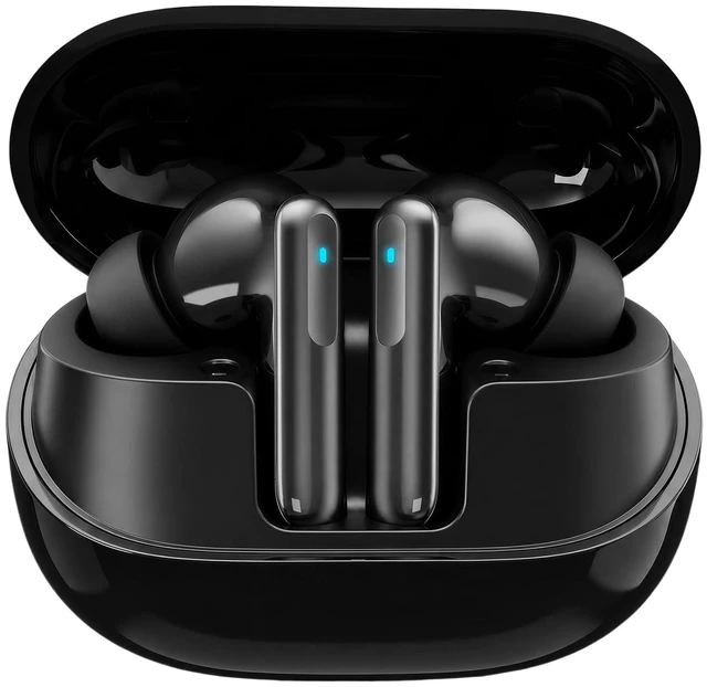 Alt view image 5 of 5 - Wentronic R1 Wireless Earbuds Bluetooth 5.4 Stereo Sound Headphones - Black