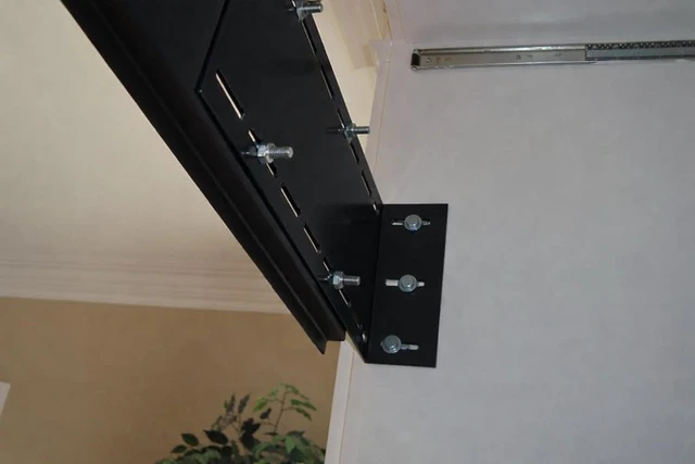 Alt view image 4 of 4 - Fireplace Nook TV Mount - Black Version - Fits All Plasma/LCD/LED Tilt or Flat 32-80"