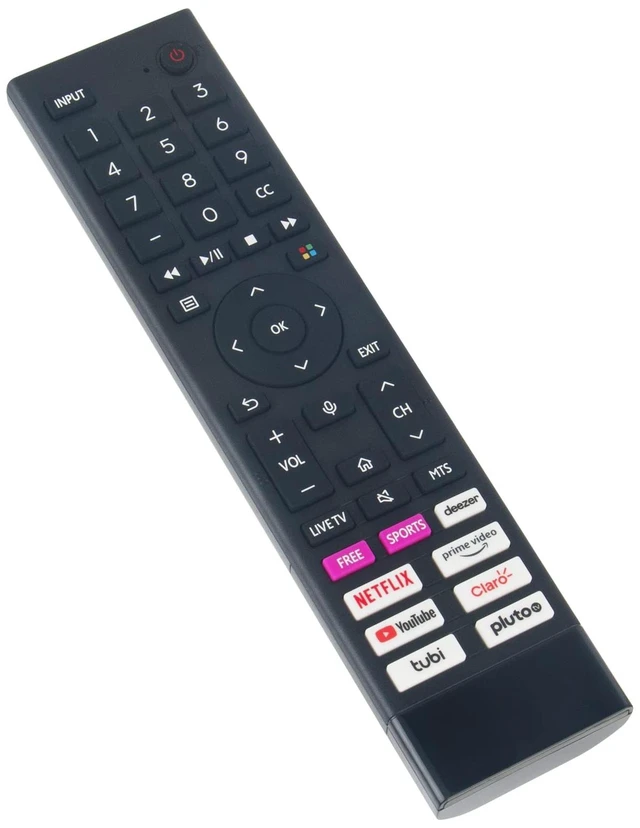 Alt view image 4 of 5 - Allimity ERF3Y80H Voice Relaced Remote Control Fit for HISENSE Smart TV 50A53FUV 55A53FUV 65A53FUV 43A53FUV
