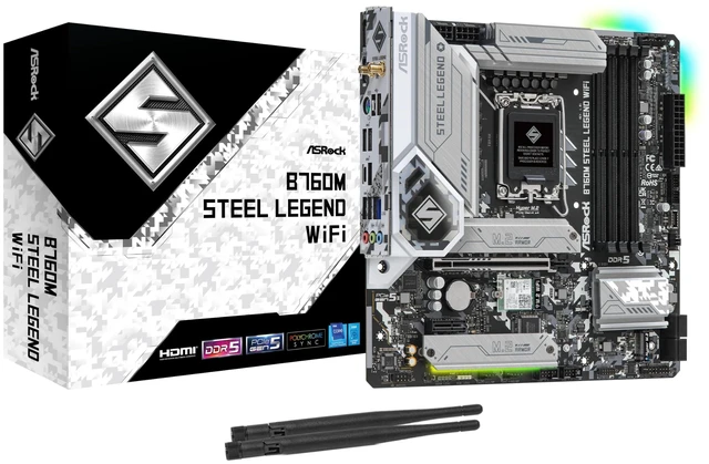 Main image of ASRock B760M Steel Legend WiFi Motherboard