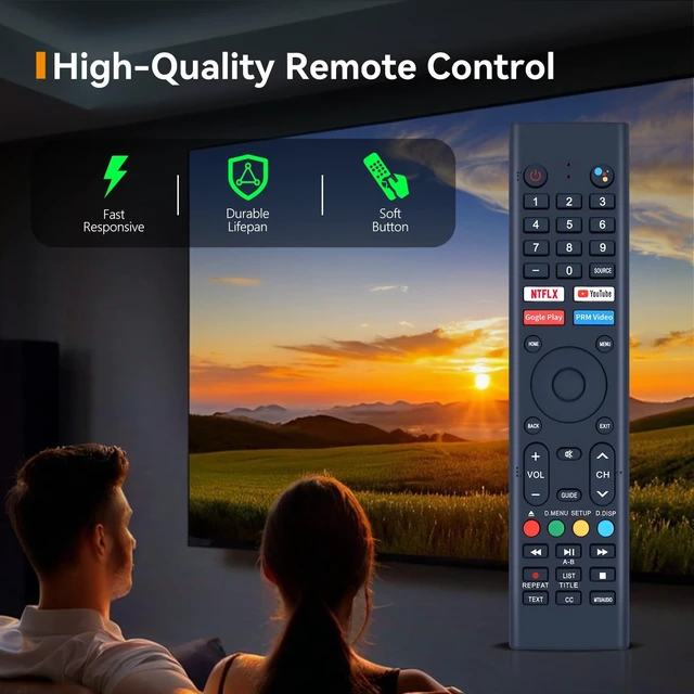 Alt view image 3 of 5 - New Replacement Remote Control for SYLVOX Deck/Pool/Pool Pro QLED Smart TV