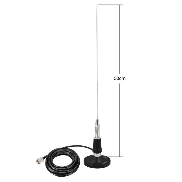 Alt view image 2 of 5 - Bingfu VHF Antenna 19.7" PL259 for Marine VHF Transceiver Radio 136-174MHz