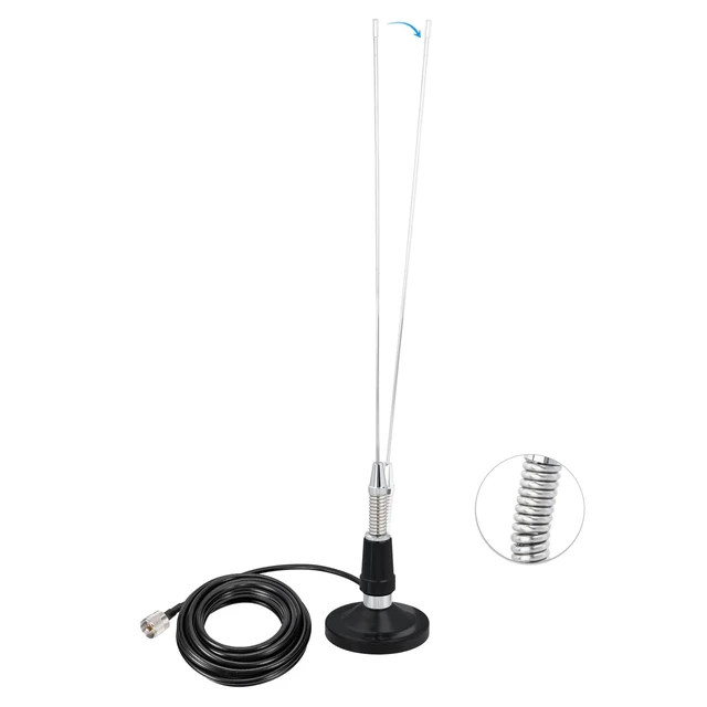 Alt view image 4 of 5 - Bingfu VHF Antenna 19.7" PL259 for Marine VHF Transceiver Radio 136-174MHz
