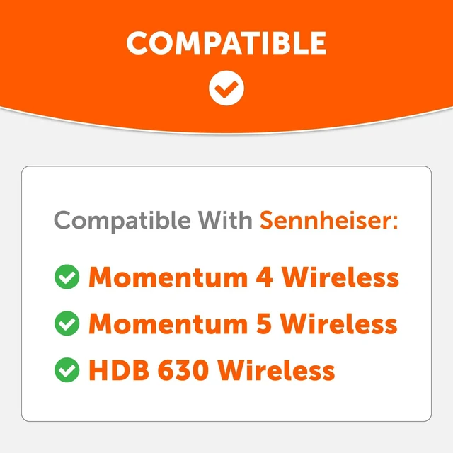 Alt view image 2 of 5 - WC PadZ Momentum 4 & 5 - Earpads for Sennheiser Momentum 4 & 5