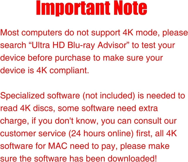 Alt view image 2 of 5 - XRTFORE External 4k Blu Ray Drive for Pc,Portable 4k UHD Blu Ray Player,SD/TF Port with Carry Case, USB 3.0 HD Blu-Ray Player,DVD+/-RW External Optical Drive for MacBook Pro Windows Laptop