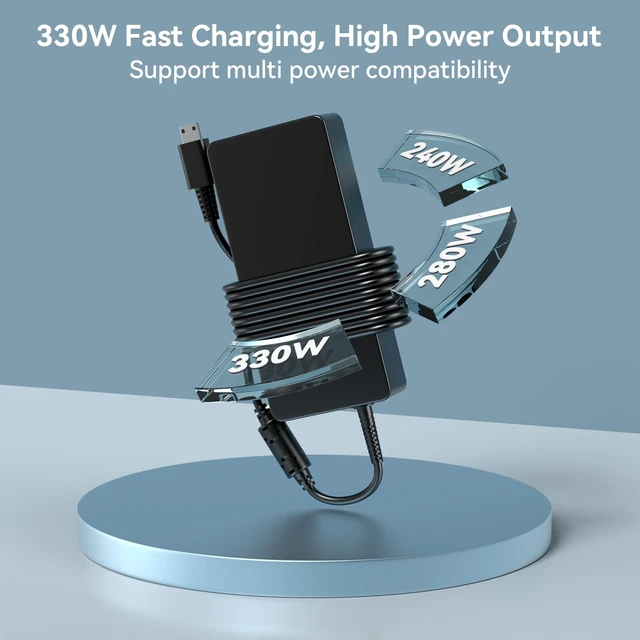 Alt view image 5 of 5 - 330W 280W Laptop Charger for MSI Vector 16 HX AI A2XWHG A2XWIG GP78 GP78