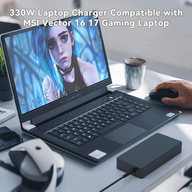 Alt view image 2 of 5 - 330W 280W Laptop Charger for MSI Vector 16 HX AI A2XWHG A2XWIG GP78 GP78