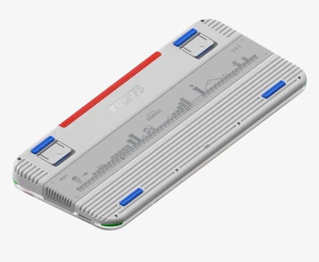 Alt view image 2 of 4 - Kick75 High-Profile Wireless Mechanical Keyboard, 75% Layout, Bt/2.4ghz/Usb-c Hot-Swappable Gaming KeyboardsMechanical Keyboard Supports QMK/VIA Programmable, With Volume Knob And RGB Backlight