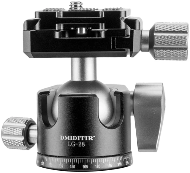 Main image of DMIDITIR 28mm Tripod Ball Head, Aluminum Alloy Panoramic Head