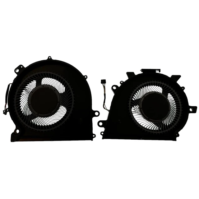 Alt view image 2 of 4 - VoltaGuru Replacement New Laptop CPU + GPU Cooling Fan for Lenovo IdeaPad Yoga S740-14IIL Type 81RS, BAPA0506R5H / BAPA0606R5H, 5H40S19967, DC28000EJV0, DC28000EJV1