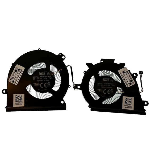 Alt view image 4 of 4 - VoltaGuru Replacement New Laptop CPU + GPU Cooling Fan for Lenovo IdeaPad Yoga S740-14IIL Type 81RS, BAPA0506R5H / BAPA0606R5H, 5H40S19967, DC28000EJV0, DC28000EJV1
