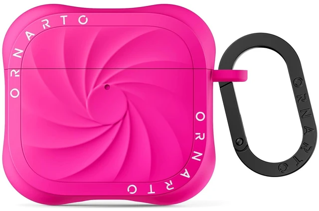 Main image of ORNARTO Vortuxe for AirPods 5 Case and for AirPods 4 Case, Hot Pink