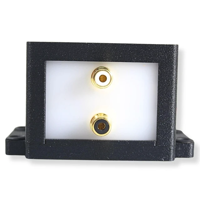 Alt view image 2 of 5 - B2 Audio Cockbox 2x4 RCA Splitter Distribution Block w/RGB LED Lights