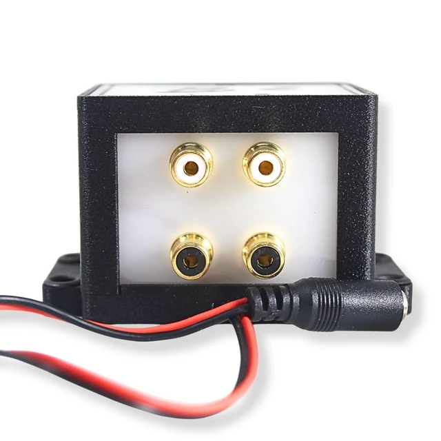Alt view image 3 of 5 - B2 Audio Cockbox 2x4 RCA Splitter Distribution Block w/RGB LED Lights