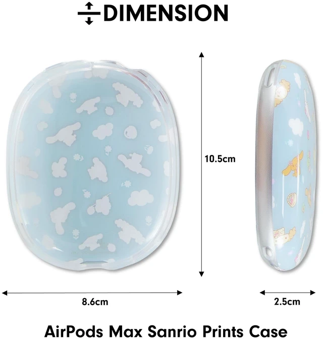 Alt view image 2 of 5 - Sonix x Sanrio Protective Case Cover for AirPods Max 2 & 1 (Cinnamoroll & Mocha)