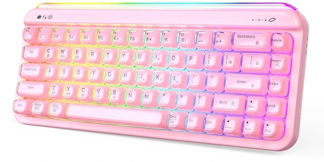 Main image of ZIYOU LANG x A.Jazz AF68 Wireless Gaming Keyboard,Tri-Mode BT/2.4G/USB-C Keyboard with RGB Backlit,Clear Transparent Keycaps,68-Key Compact Membrane Keyboard for PC Laptop Aesthetic Desk Setup-