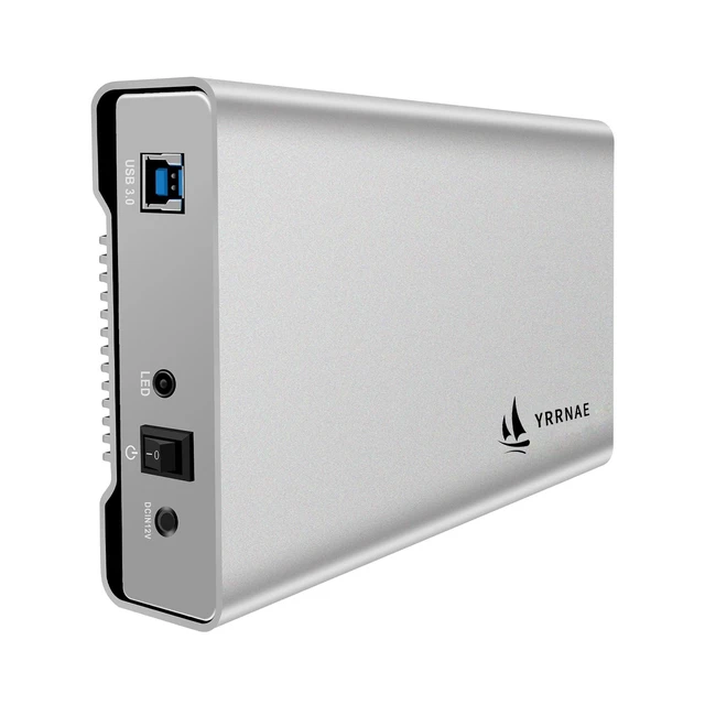Alt view image 2 of 4 - YRRNAE USB 3.0 to Sata External Hard Drive Enclosure, Aluminum Pure-Metal