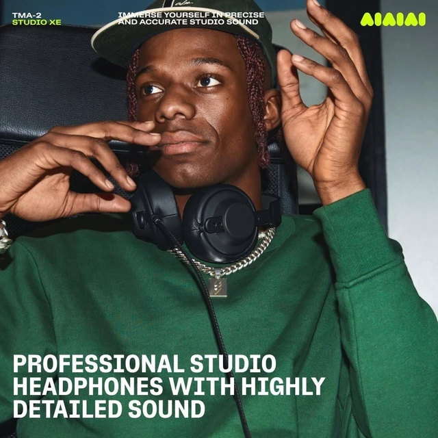 Alt view image 3 of 5 - AIAIAI TMA-2 Studio XE Closed-Back Wired Over-Ear Modular Headphones, Black