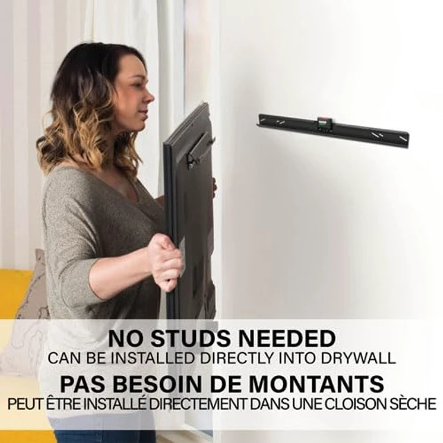 Alt view image 5 of 5 - SANUS Fixed TV Wall Mount for 32-90 Inch TVs, Low Profile Heavy Duty Bracket, VESA Compatible, Easy Install for LED, OLED, QLED and Flat Screen TVs (Fixed Mount (Low Profile) 32"-90")