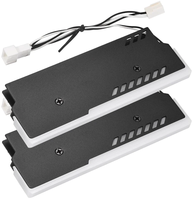 Main image of Nexarelle 2Pcs DDR3/DDR4/DDR5 Memory RAM Cooler Heatsink 12V/Fan 3Pin