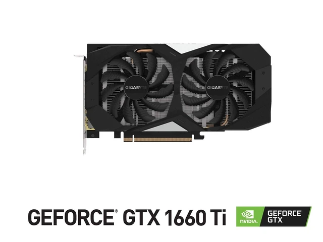 Alt view image 3 of 5 - GIGABYTE GeForce GTX 1660 Ti OC 6G 192-bit GDDR6 DisplayPort 1.4 HDMI 2.0B with Windforce 2X Cooling System Graphic Cards- Gv-N166TOC-6GD