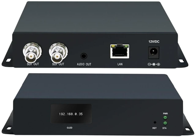 Main image of ORIVISION H.265 HEVC SDI Video Decoder, 1080P@60Hz Dual SDI Output Ports, HD 3G Hardware Video Audio Decoder, IP Streaming Decoders HTTP, HTTPS,RTSP, SRT, UDP/RTPRTMP Server for IP Camera...etc