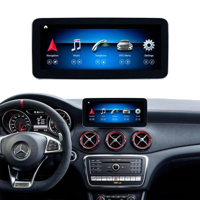 Main image of Android Touch Screen Wireless Carplay Android Auto Car Multimedea Stereo Player for Mercedes Benz A Class W176 GLA X156 CLA C117 NTG 4.5 NTG4.7 Form 2013 to 2015 Bluetooth Linux System