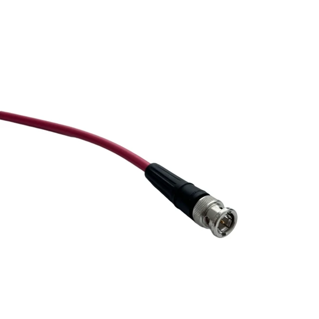 Alt view image 4 of 5 - AV-Cables 12G 4K UHD SDI BNC RG59 Cable - Belden 4505R - Red (3ft)
