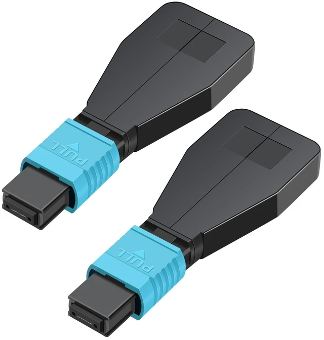 Main image of Buacoz MPO/UPC Female Fiber Optic Loopback Tester Cable, OM3 Multimode Duplex 50/125m MPO 12 Core -Fiber Loopback Adapter for 40G 100G Networks and QSFP Testing(2 Pack)