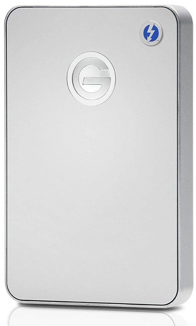 Main image of G-Technology 1TB G-DRIVE mobile with Thunderbolt and USB 3.0 Portable External Hard Drive, Silver - 0G03040-1