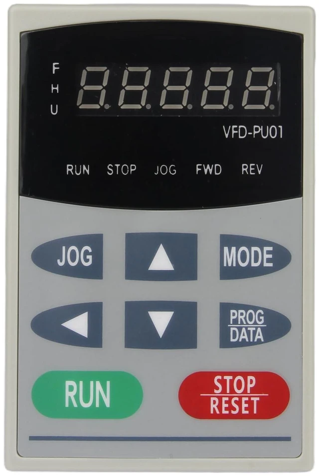 Main image of VFD-PU01 Digital Control Operation Panel Keyboard Compatible with Delta Inverter Frequency Converter