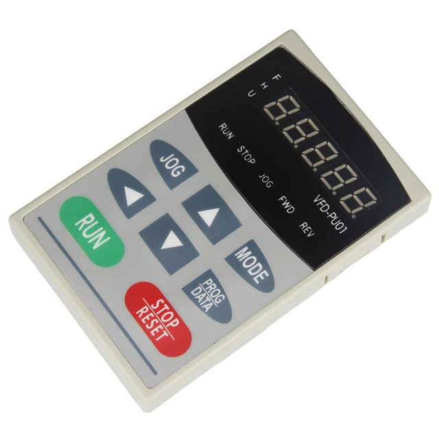 Alt view image 3 of 5 - VFD-PU01 Digital Control Operation Panel Keyboard Compatible with Delta Inverter Frequency Converter