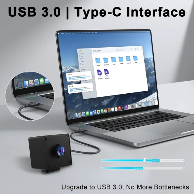 Alt view image 5 of 5 - ALPCAM 4K USB Camera, USB3.0 60fps Real Time Webcam for PC