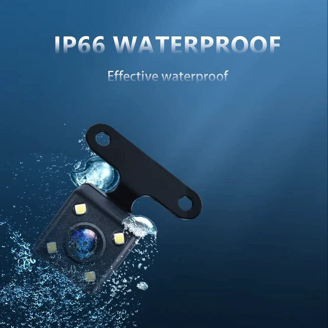 Alt view image 4 of 5 - Dash Cam1080P 3 Channel Dash Camera Mini Car Recorder 2.45 Inch Screen Front Rear and Inside with Loop Recording Wide Angle IP66 Waterproof