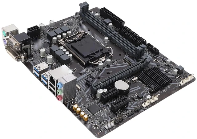 Main image of VBESTLIFE B460M Motherboard, LGA 1200 Socket for 10th Gen Core i9 i7 i5 i3 Pentium Celeron CPU, DDR4 2933MHz Dual Channel, PCIe 3.0 x16, M.2 NVMe SSD