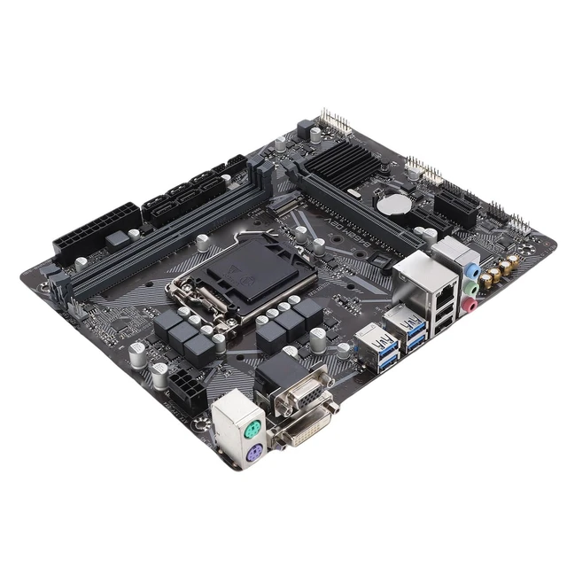 Alt view image 4 of 5 - VBESTLIFE B460M Motherboard, LGA 1200 Socket for 10th Gen Core i9 i7 i5 i3 Pentium Celeron CPU, DDR4 2933MHz Dual Channel, PCIe 3.0 x16, M.2 NVMe SSD